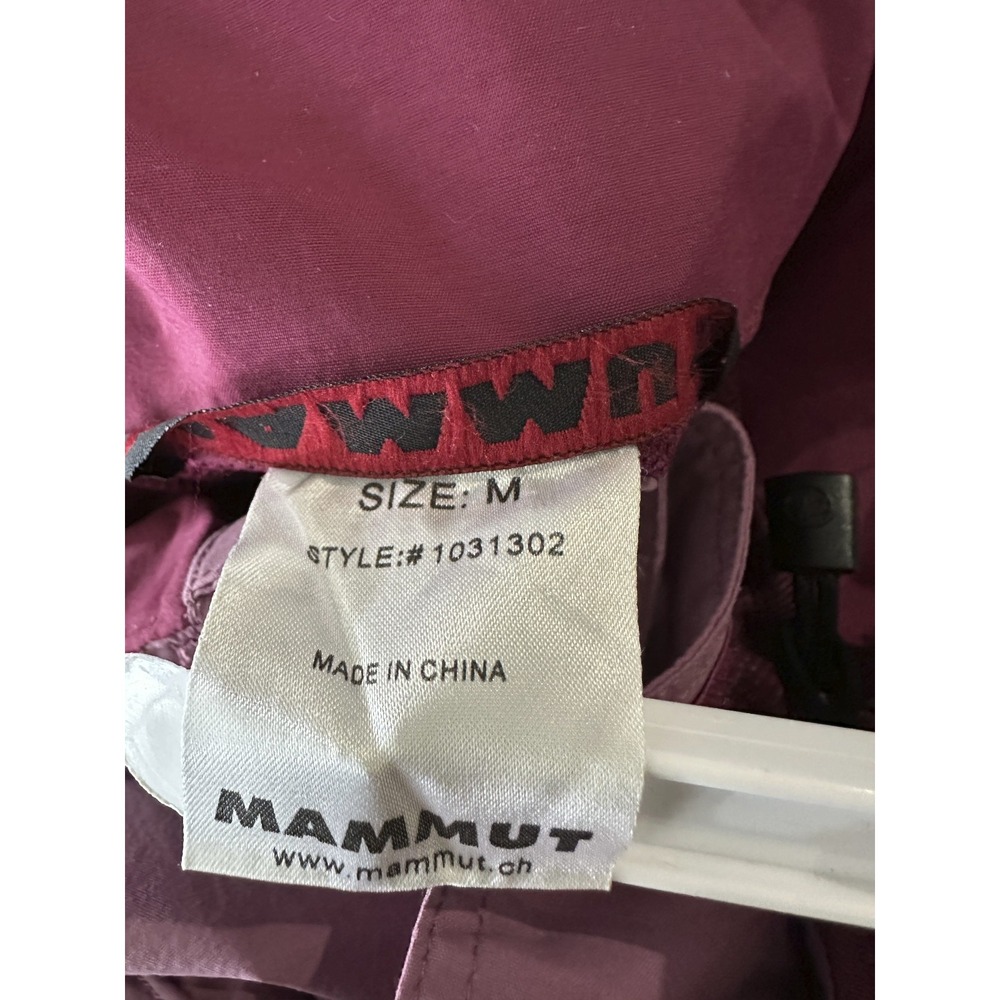 Mammut Outdoor Women's Jacket Medium Dusty Pink Hooded Lightweight Coat Shell - Picture 5 of 14